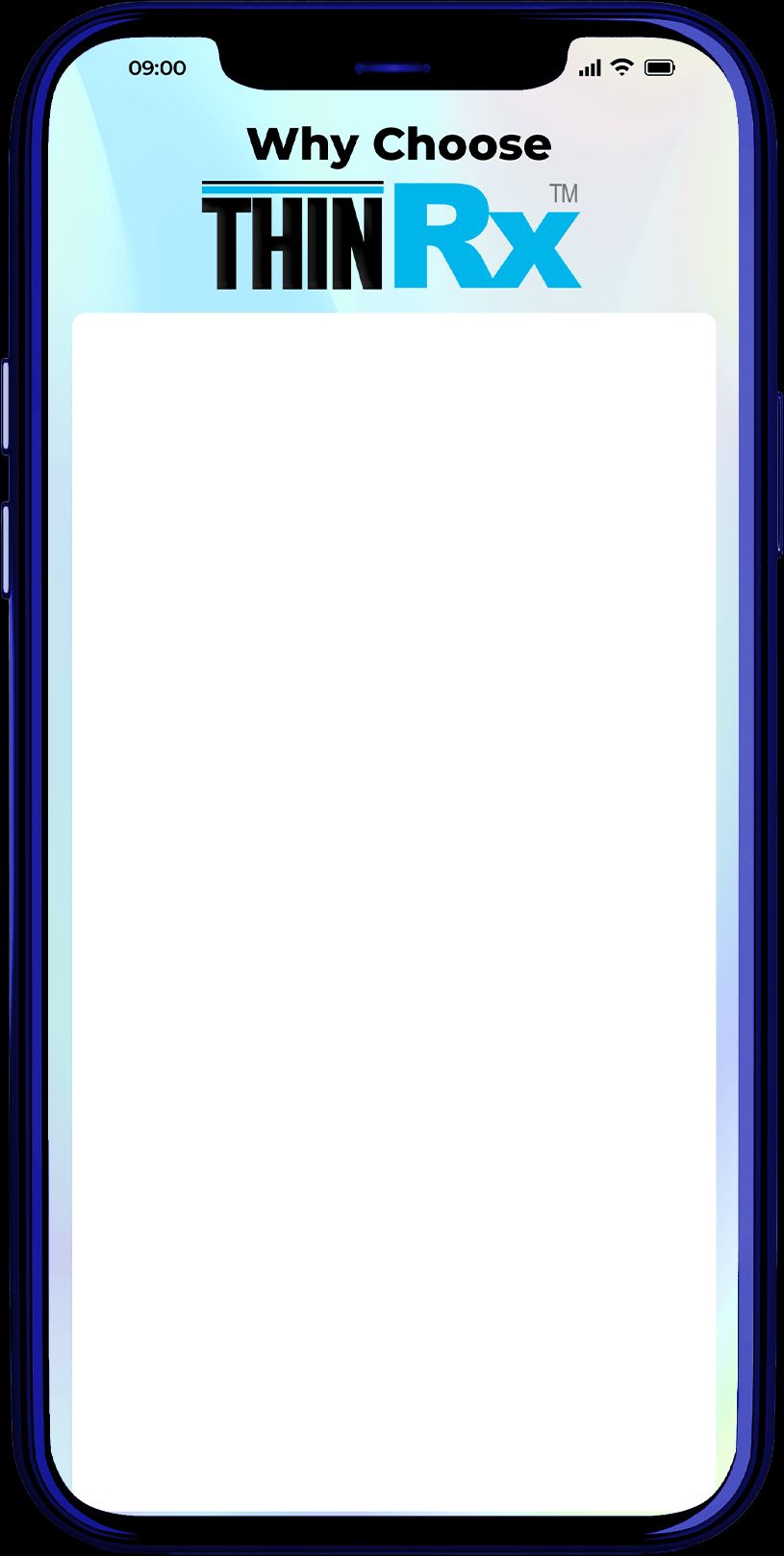 phone with ThinRx logo